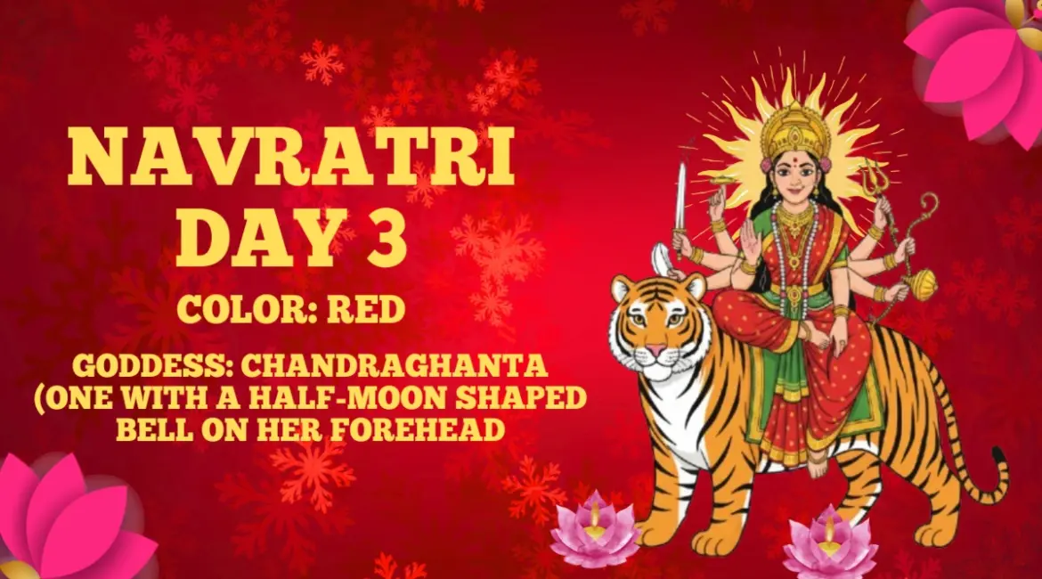 Chandraghanta (One with a half-moon shaped bell on her forehead) – Day 3 of Navratri