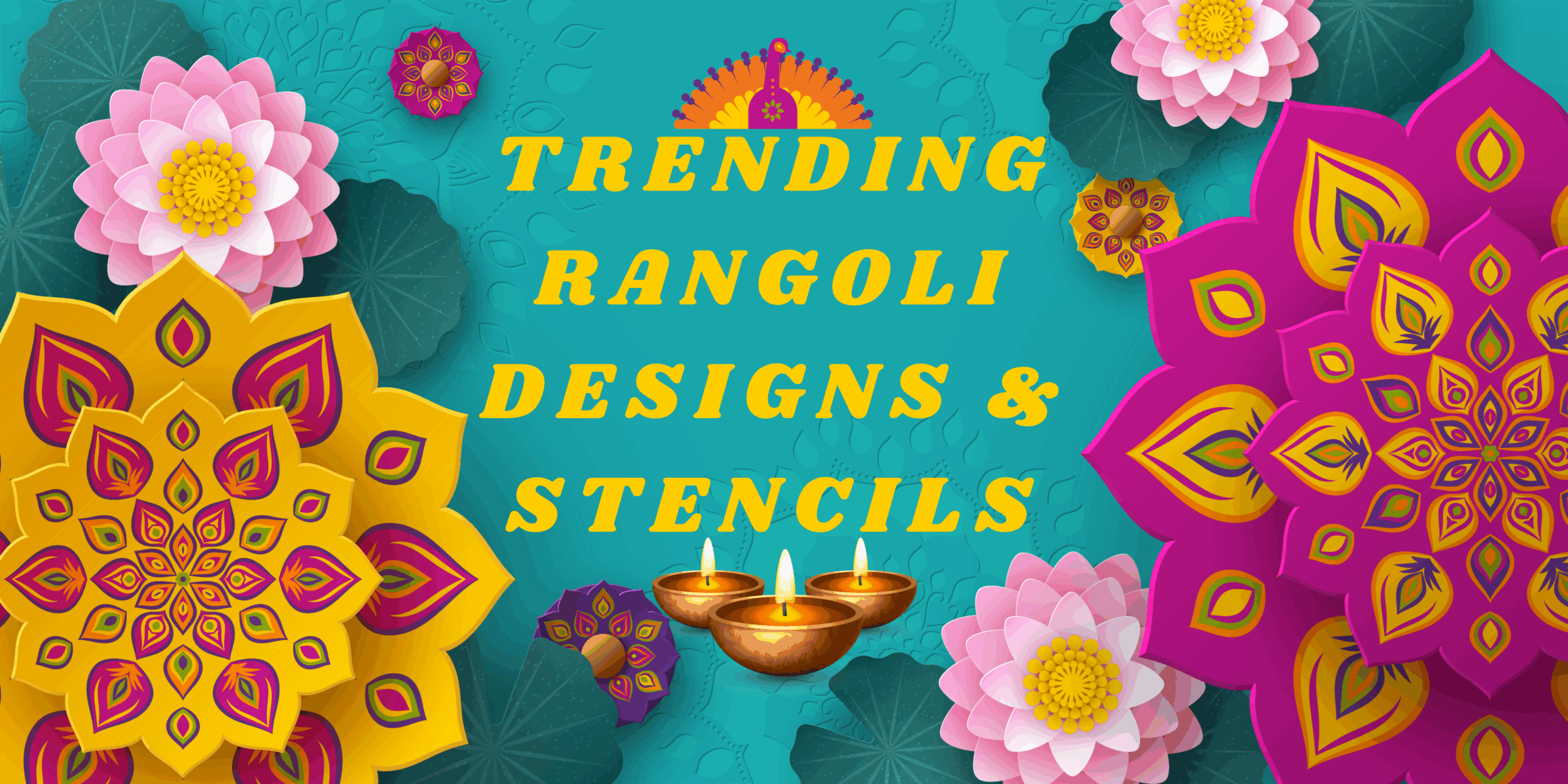Trending Rangoli Designs & Stencils